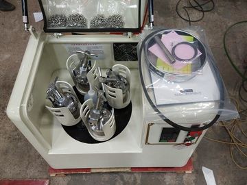 Moinho de bola do laboratório com o frasco de aço inoxidável do vácuo