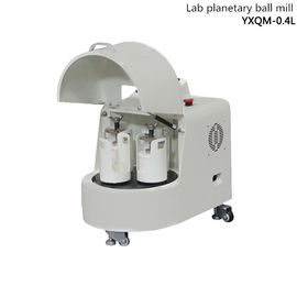 Semi moinho de bola planetário do laboratório do círculo com o frasco de moedura de aço inoxidável de baixo nível de ruído