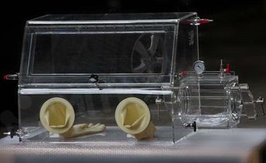 Caixa de luva pequena da série do Mt, equipamento de laboratório seco dianteiro da caixa de luva da porta de acesso