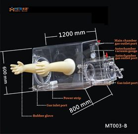 Caixa de luva UV claro do laboratório da resistência para os testes materiais bondes Mt003-B