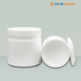 O moinho de moedura branco da cor 50ml PTFE range acessórios do moinho de bola do laboratório 11mm densamente