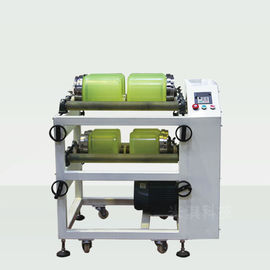 Máquina do moinho de bola do rolo de duas camadas com o frasco de moedura horizontal de aço inoxidável