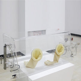 Caixa de luva acrílica do nitrogênio, caixa de luva do gás inerte da pesquisa do laboratório médico