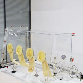 Equipamento de laboratório material da caixa de luva do vácuo da pesquisa com controlador de Presure