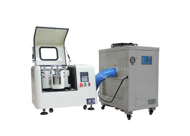 Pulverizer do laboratório da máquina de moedura 0.4l do moinho de bola do laboratório refrigerar de ar micro