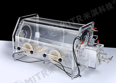 Equipamento de laboratório da caixa de luva do laboratório do isolador com vácuo para materiais eletrônicos