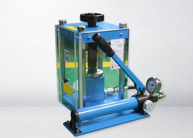 Hidráulico manual de 12 toneladas da máquina pequena da imprensa da tabuleta do laboratório para a pilha do botão